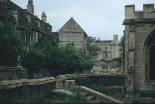 Photograph of Bradford on Avon from the 1960s.