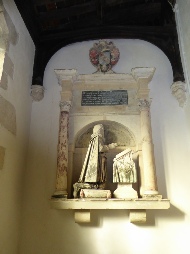 Memorial in Idmiston Church. 