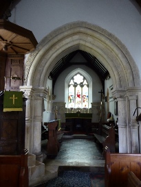 Altar in Codford St Mary.