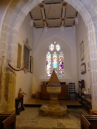 Altar in Codford St Peter.